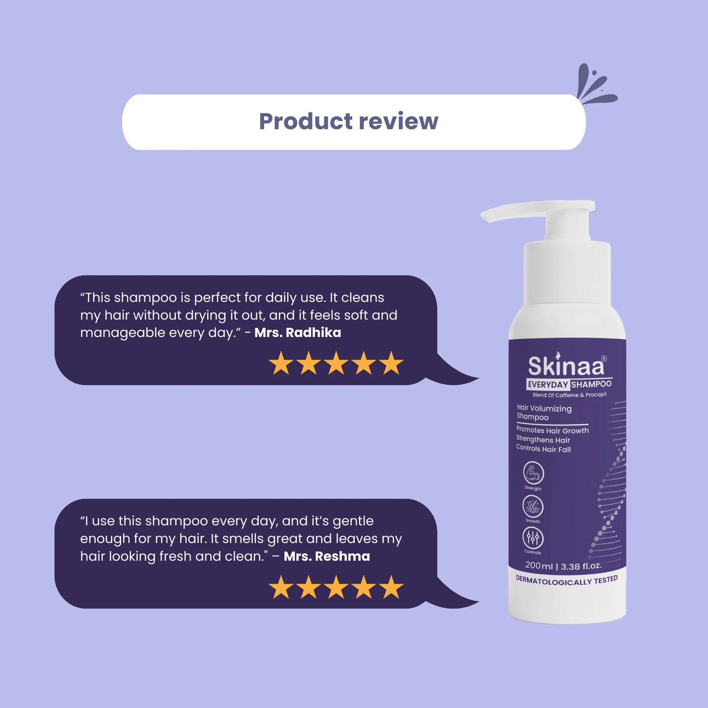 Skinaa Everyday Shampoo Pack Of 1 (200 Ml )