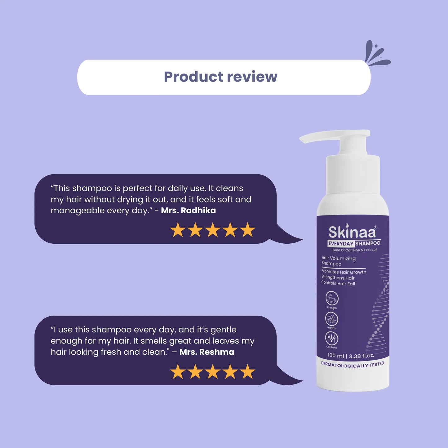 Skinaa Everyday Shampoo Pack Of 1 (100 Ml )