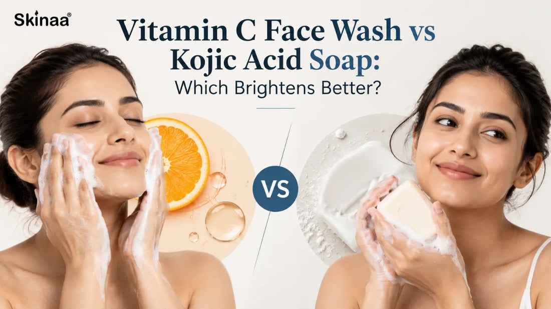 Vitamin C Face Wash vs Kojic Acid Soap: Which Brightens Better?