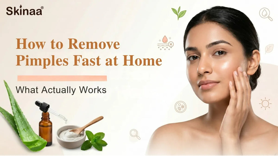 How to remove pimples fast at home 