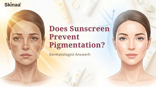 Does sunscreen prevent pigmentation?