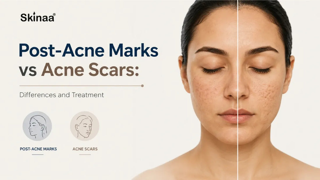 Post-Acne Marks vs Acne Scars: Differences and Treatment