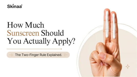 How Much Sunscreen Should You Actually Apply? The Two-Finger Rule Explained