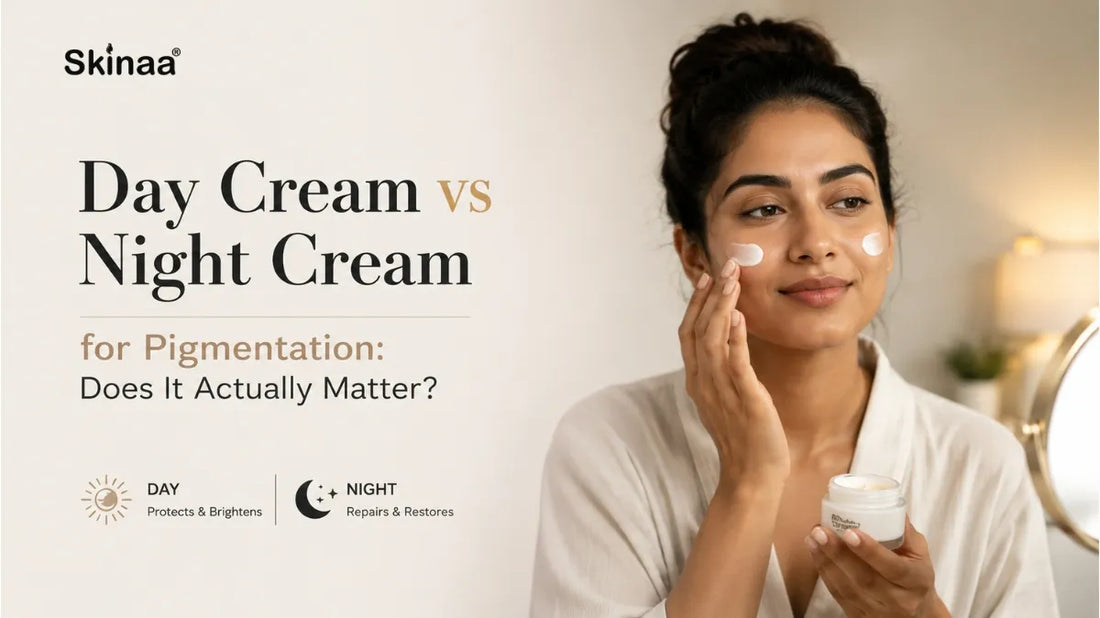 Day Cream vs Night Cream for Pigmentation: Does It Actually Matter?