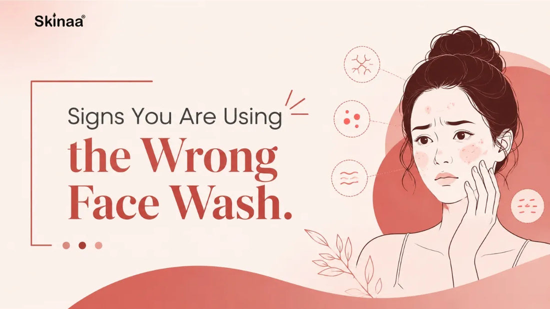 Signs that your face wash may be causing dryness, irritation, or breakouts.