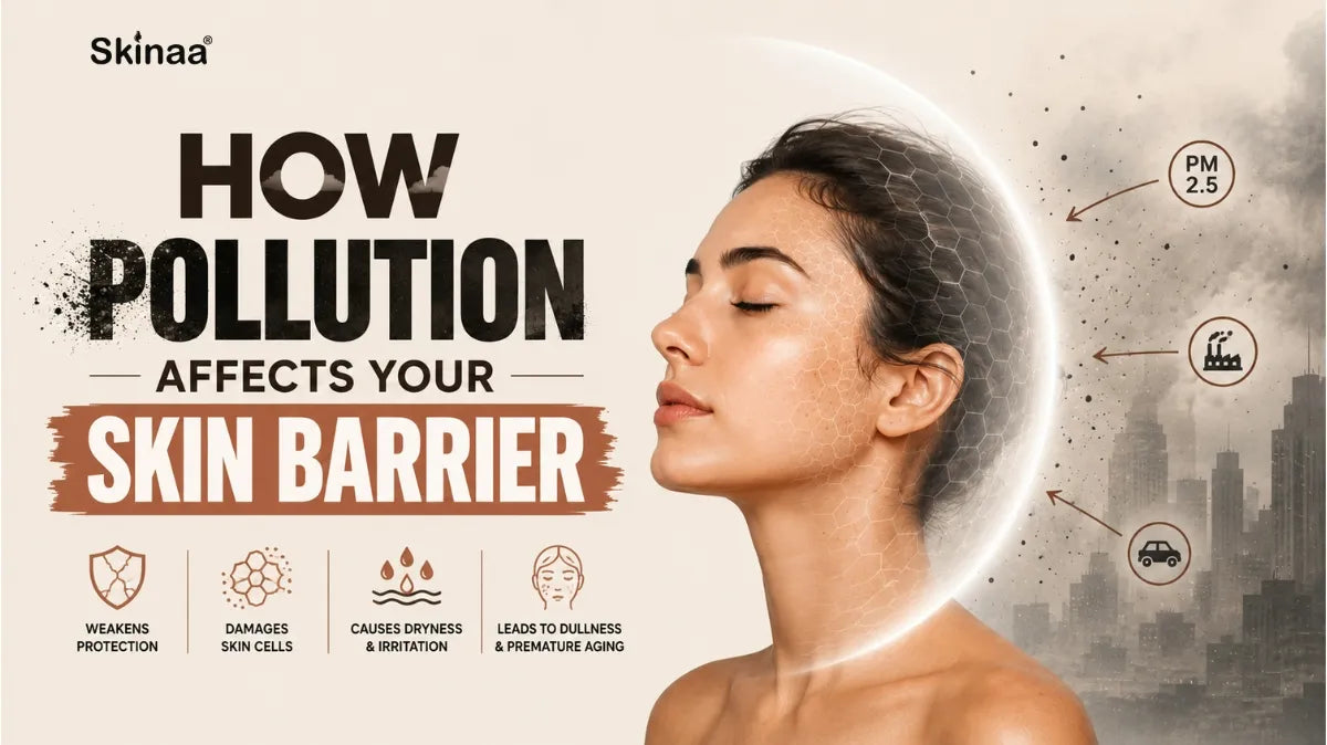 How Pollution Affects Your Skin Barrier | Skinaa