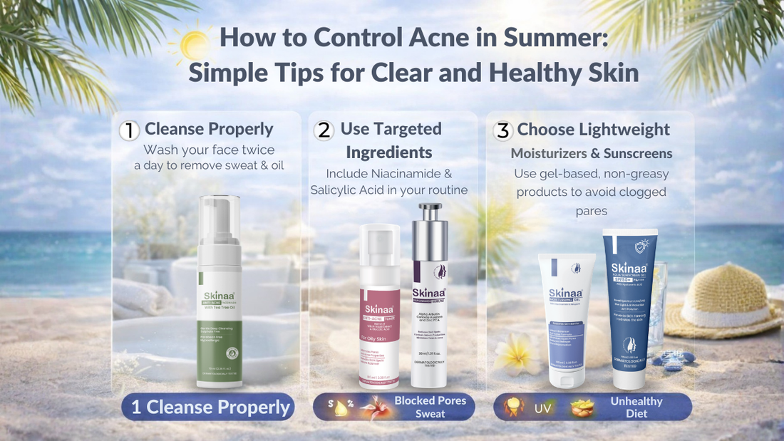How to Control Acne in Summer: Simple Tips for Clear and Healthy Skin