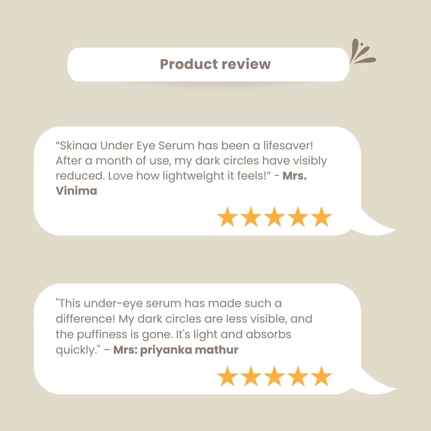 Skinaa Under Eye Serum