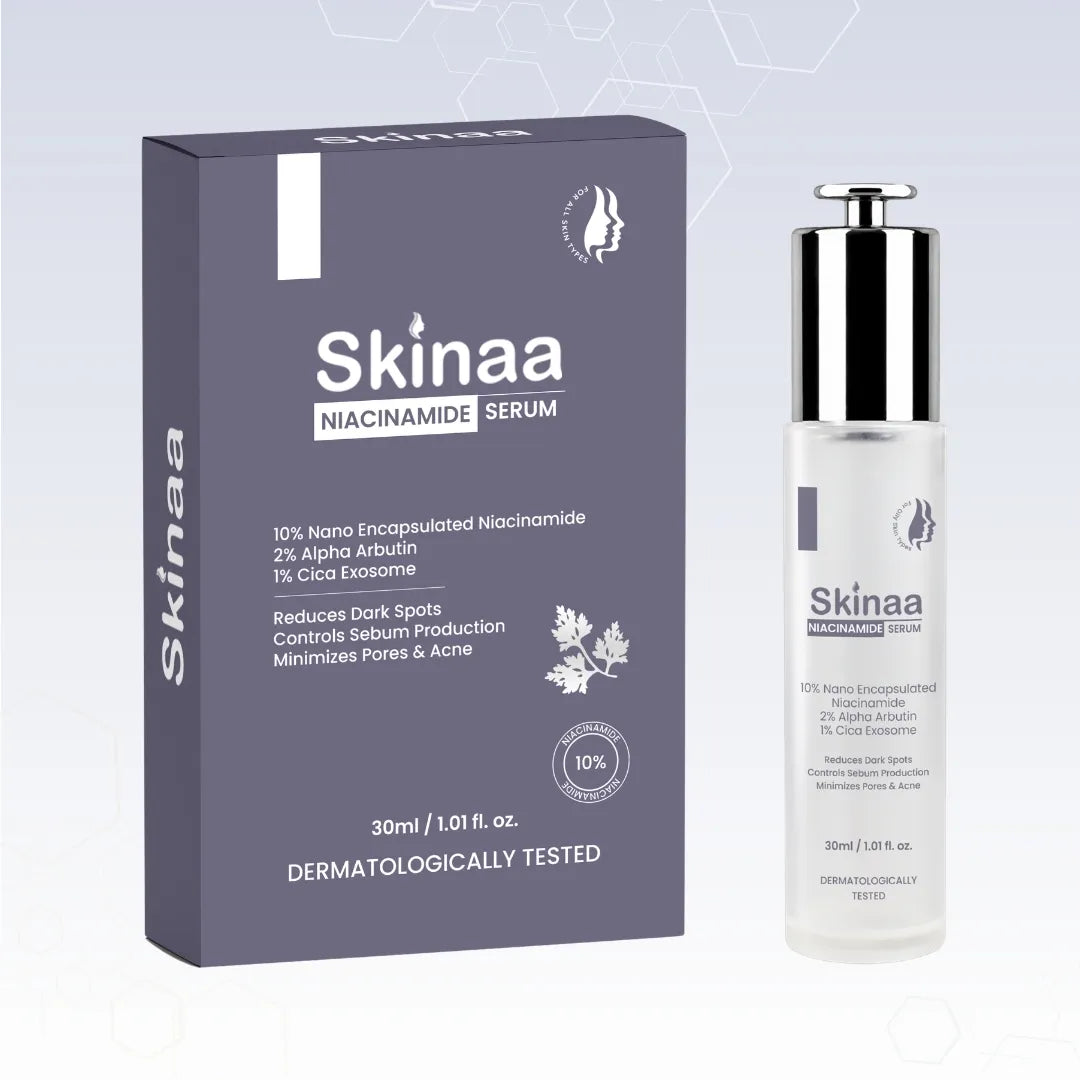 SKINAA Niacinamide Face Serum for Dark Spots, Pore Tightening, Acne, & Oil Control (30 ml)