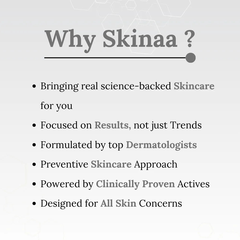 Skinaa AHA BHA PHA Gentle Exfoliating Serum | Acne & Blackhead Control | 30 ml
