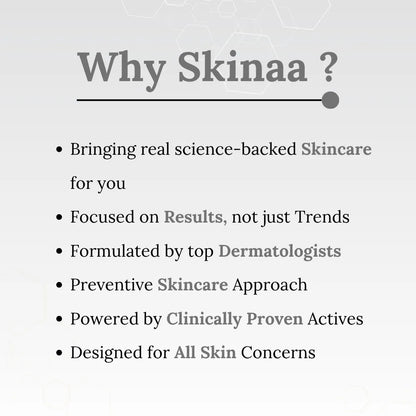 Skinaa AHA BHA PHA Gentle Exfoliating Serum | Acne & Blackhead Control | 30 ml