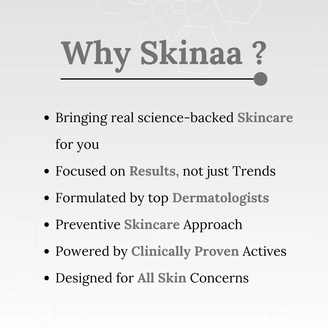 Skinaa AHA BHA PHA Gentle Exfoliating Serum | Acne & Blackhead Control | 30 ml