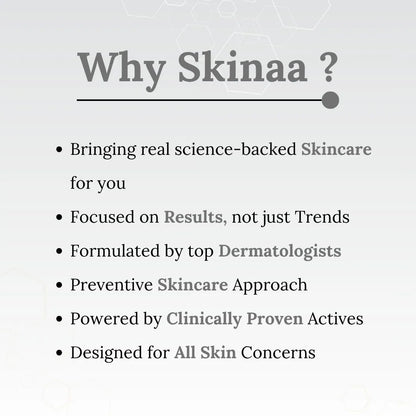 Skinaa AHA BHA PHA Gentle Exfoliating Serum | Acne & Blackhead Control | 30 ml