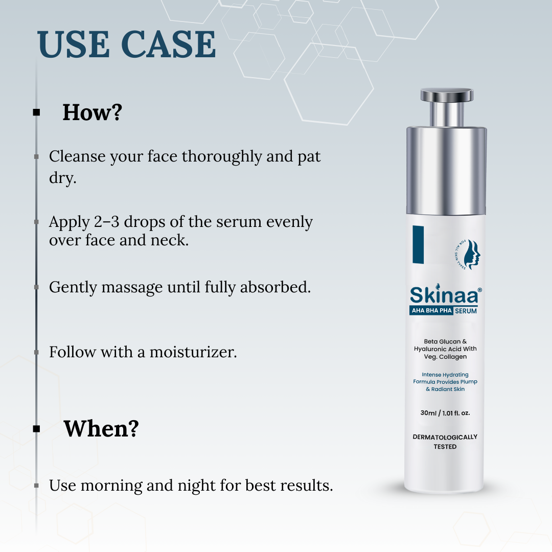 Skinaa 2% Hyaluronic Acid Serum for Deep Hydration & Plumping Face Serum | 30 ml