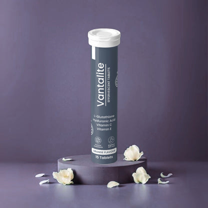 Skinaa Vantalite Effervescent Tablets – Orange Flavour | 15 Tablets
