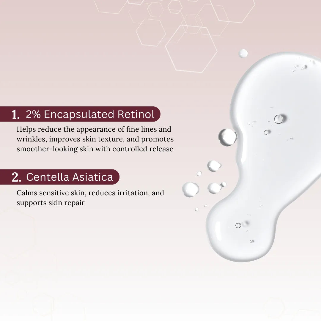 Skinaa Retinol Anti Aging Serum | Face Serum for Wrinkles, Fine Lines & Open Pores | 30 ml