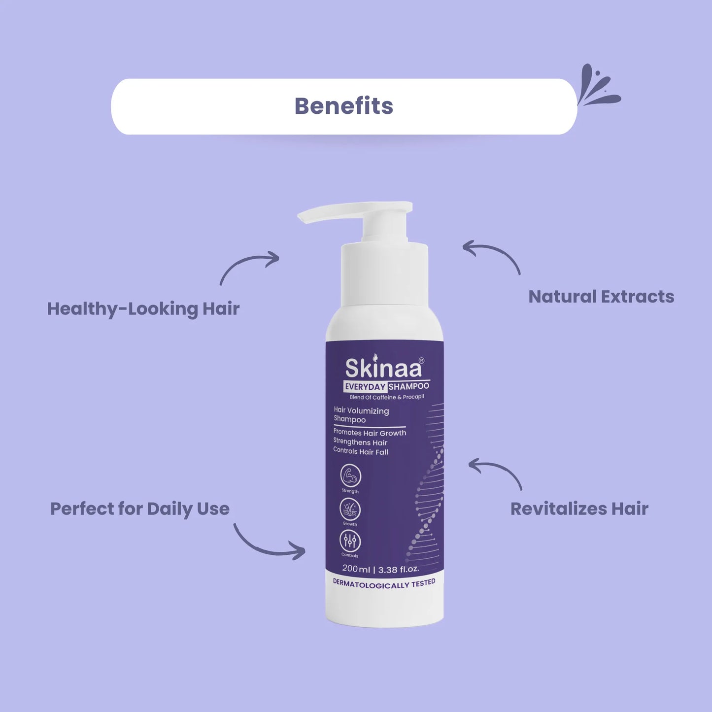 Skinaa Everyday Shampoo Pack Of 1 (200 Ml )