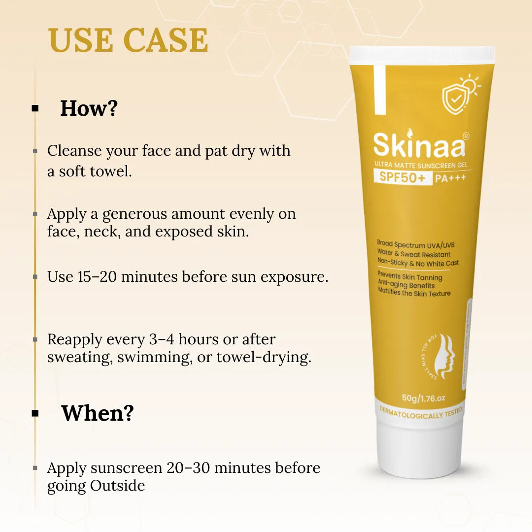 Skinaa Ultra Matte Sunscreen Spf 50+ Pa+++