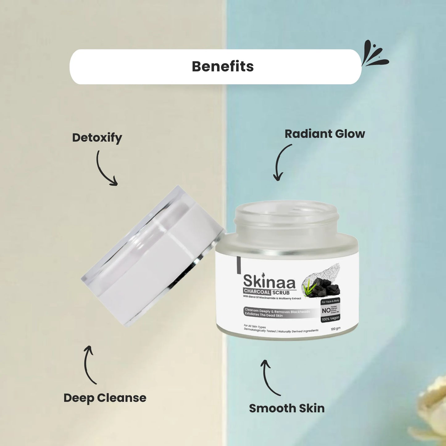 Skinaa Charcoal Scrub