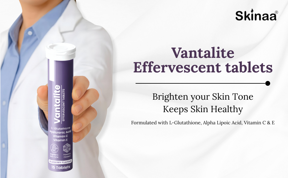 Skinaa Vantalite L-Glutathione & Vitamin C Effervescent Tablets Skinaa Vantalite L-Glutathione & Vitamin C Effervescent Tablets