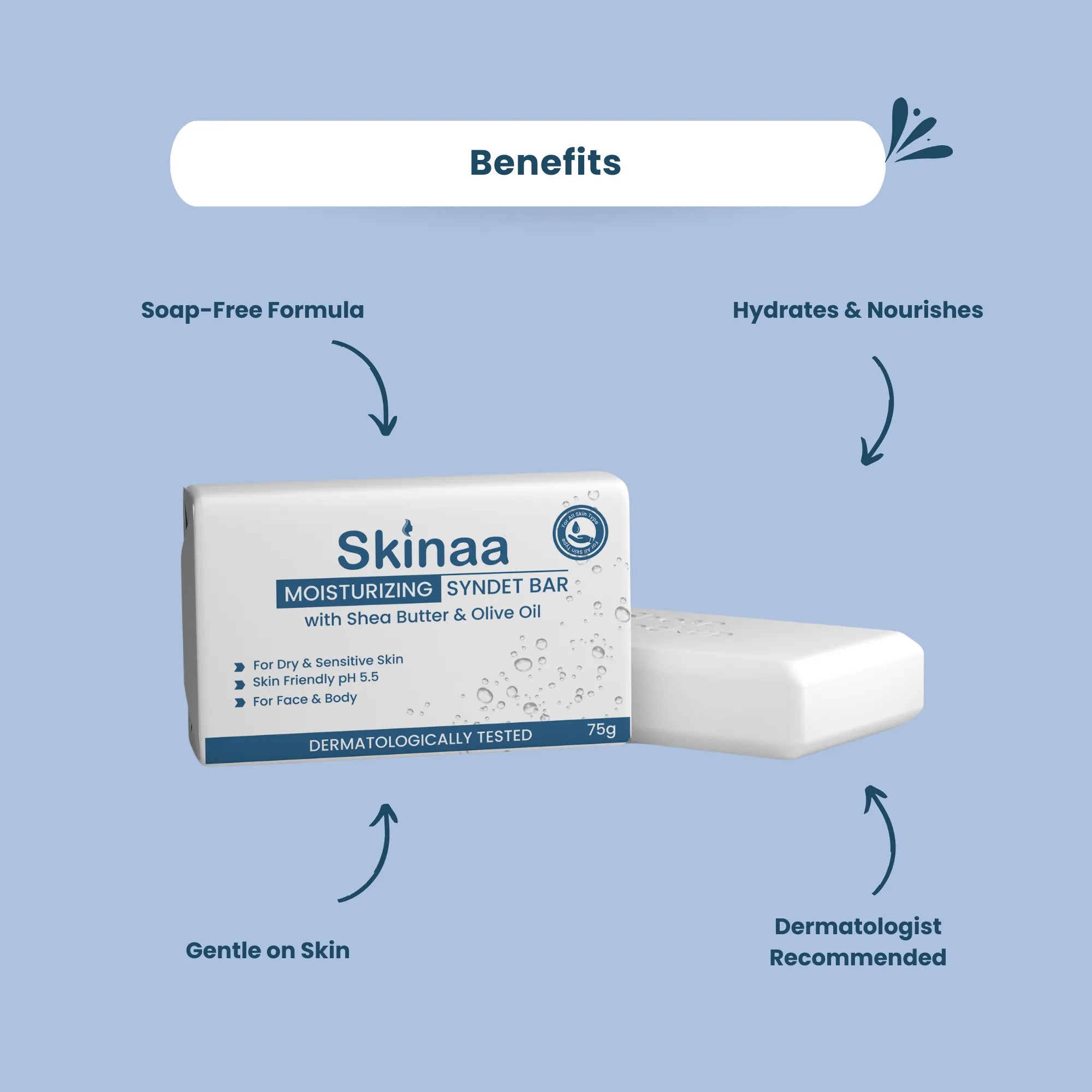 Skinaa Moisturizing Syndet Bar