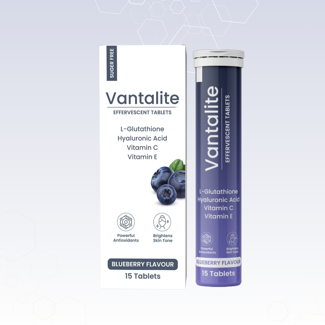 Skinaa Vantalite Effervescent Tablets – Blueberry Flavour | 15 Tablets