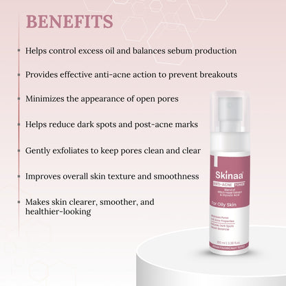Skinaa Anti-Acne Toner with Witch Hazel & Glycolic Acid 100ml