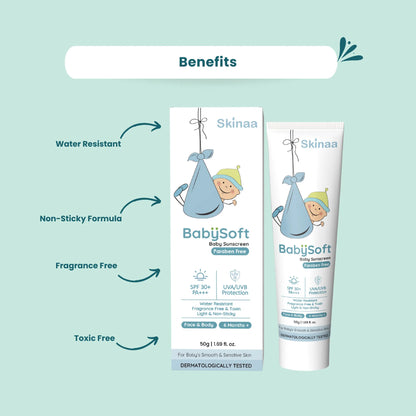Skinaa Babysoft Baby Sunscreen Spf 30+ Pa+++