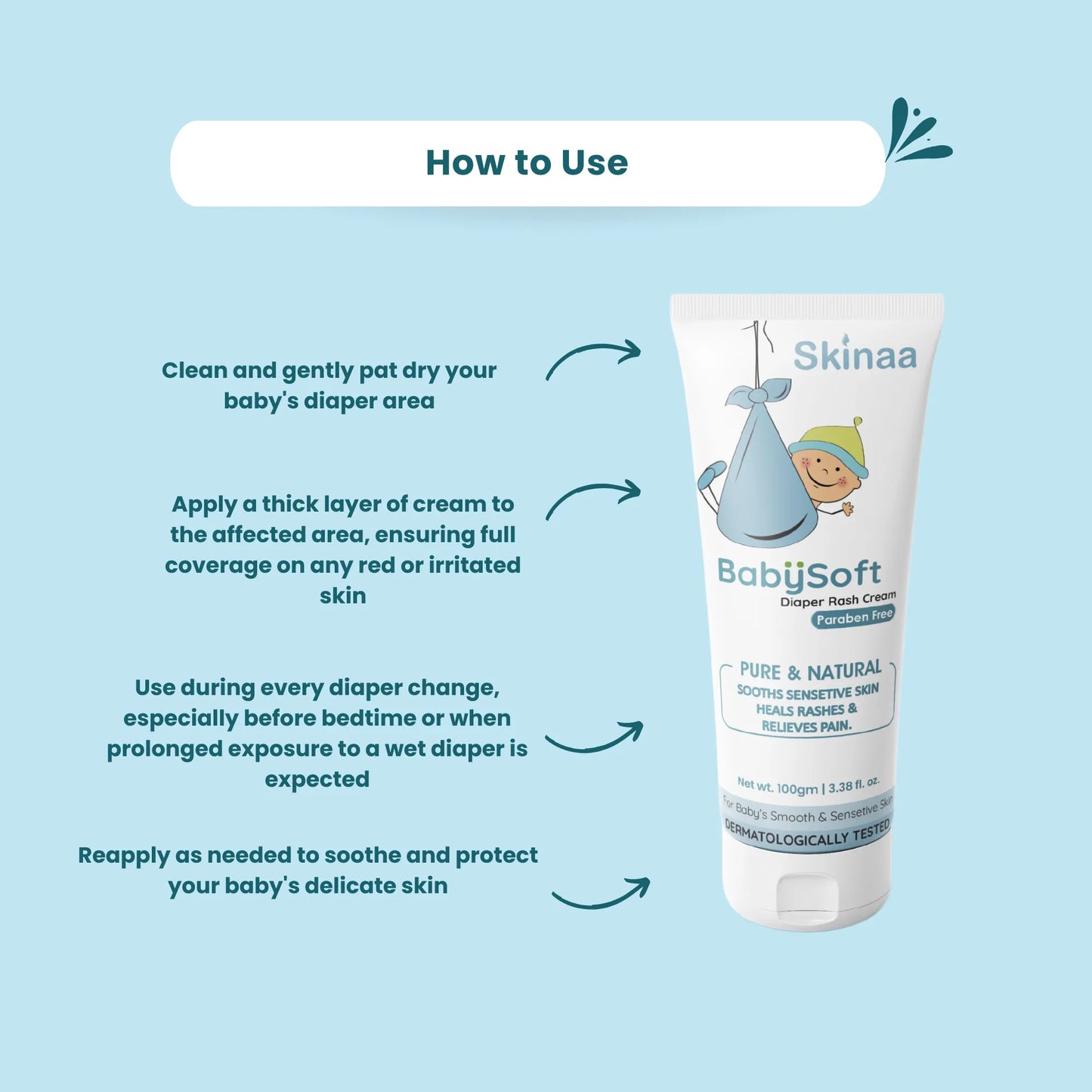 Skinaa Babysoft Diaper Rash Cream
