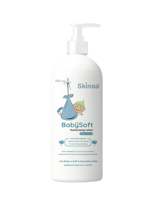 Skinaa BabySoft Baby Lotion with Ceramides & Oat Extract | 250 ml