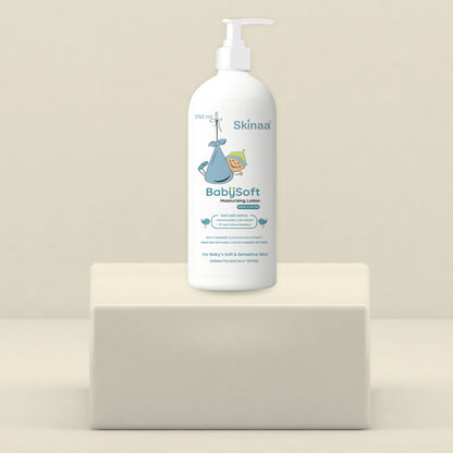 Skinaa BabySoft Baby Lotion with Ceramides & Oat Extract for Soft Baby Skin – 250 ml