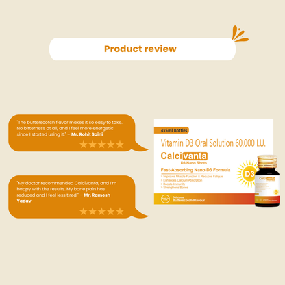 Calcivanta D3 Nano Shots | Supports Bone Strength & Calcium Absorption
