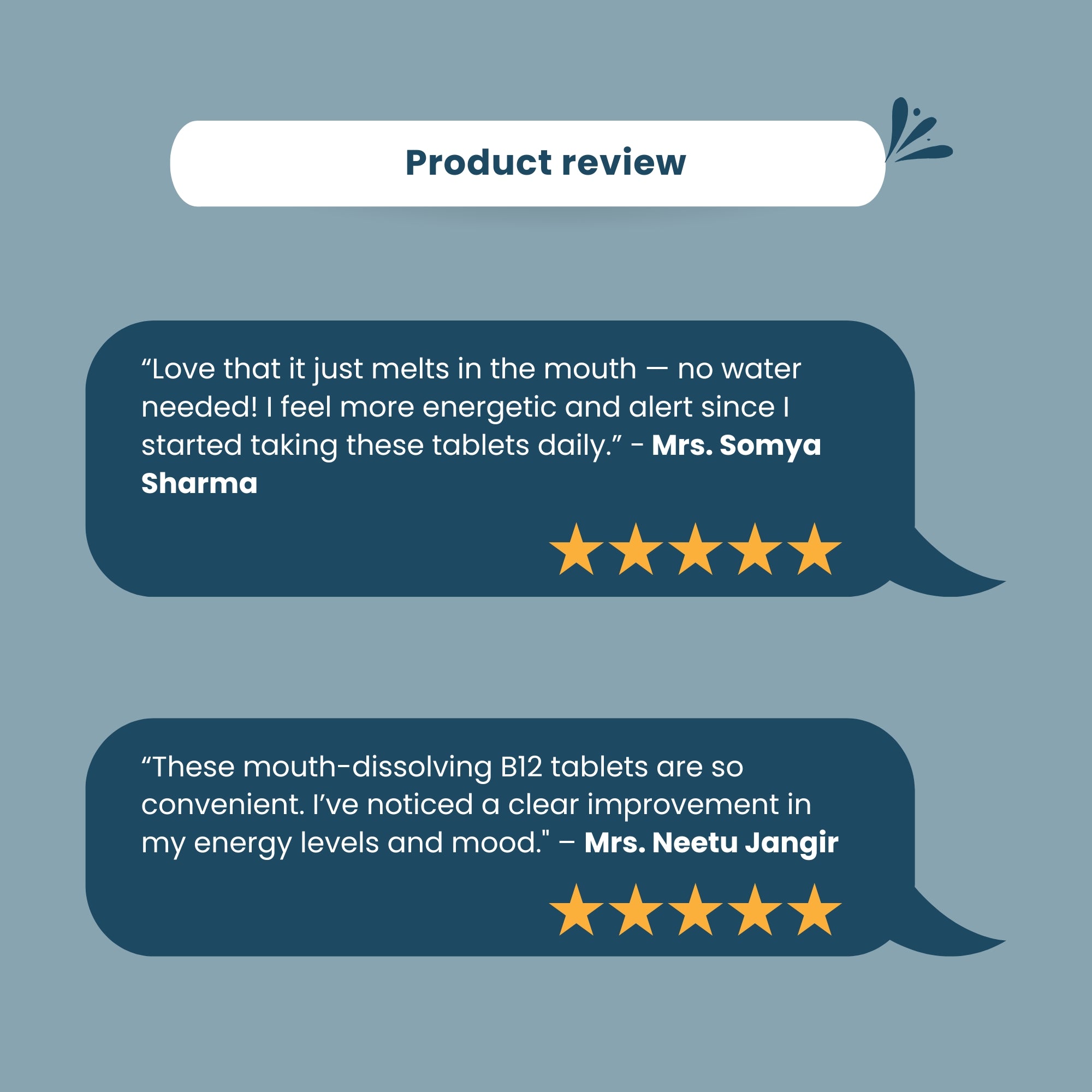 B12 Gain Mouth Dissolving Tablet - (1X10) - 10 Tablets