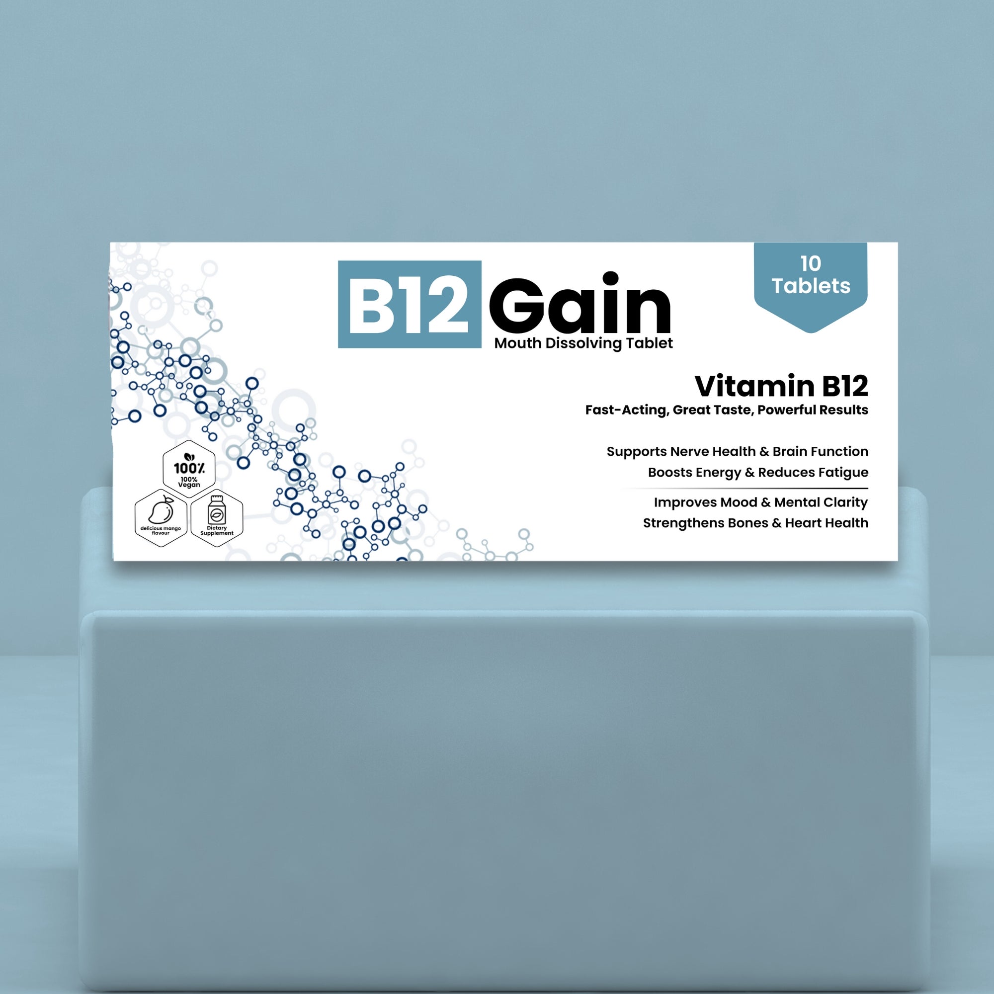 B12 Gain Mouth Dissolving Tablet - (1X10) - 10 Tablets