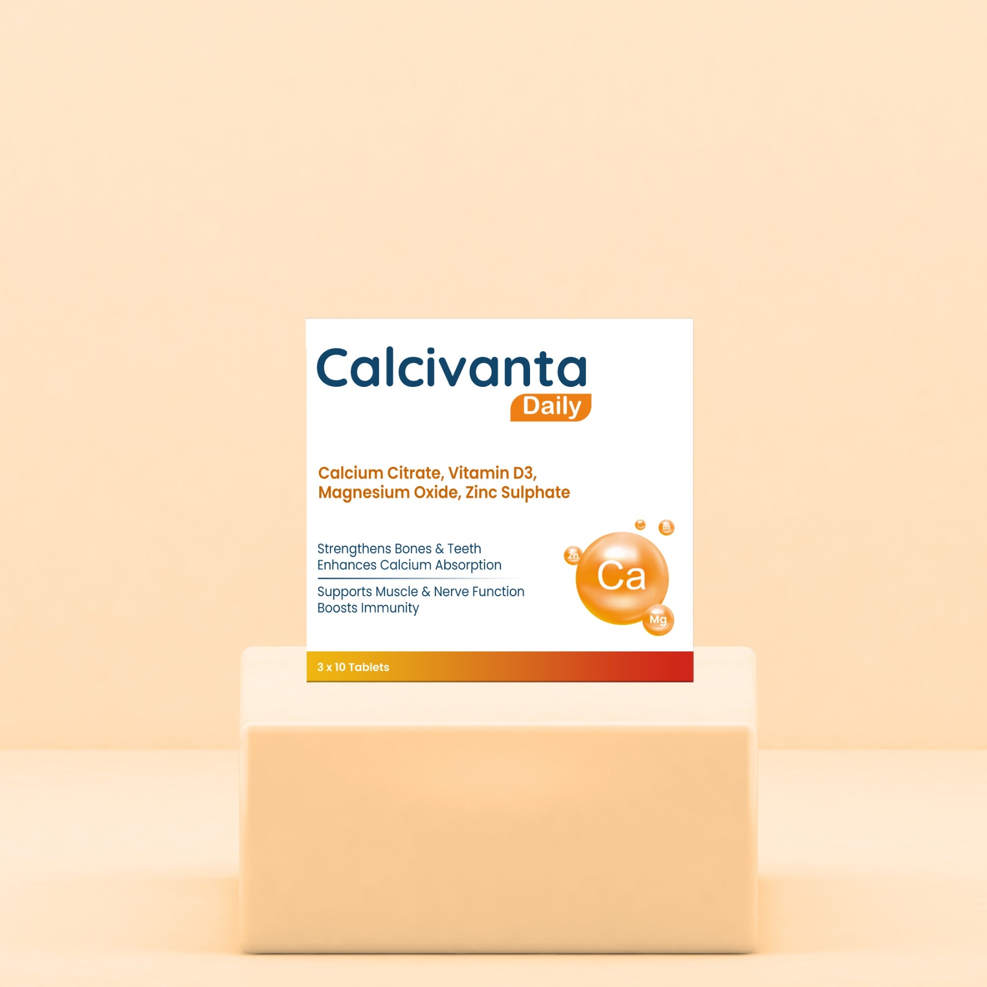 Calcivanta Daily Tablets - (3X10)- 30 Tablets