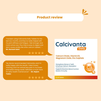 Calcivanta Daily Tablets - (3x10)- 30 Tablets