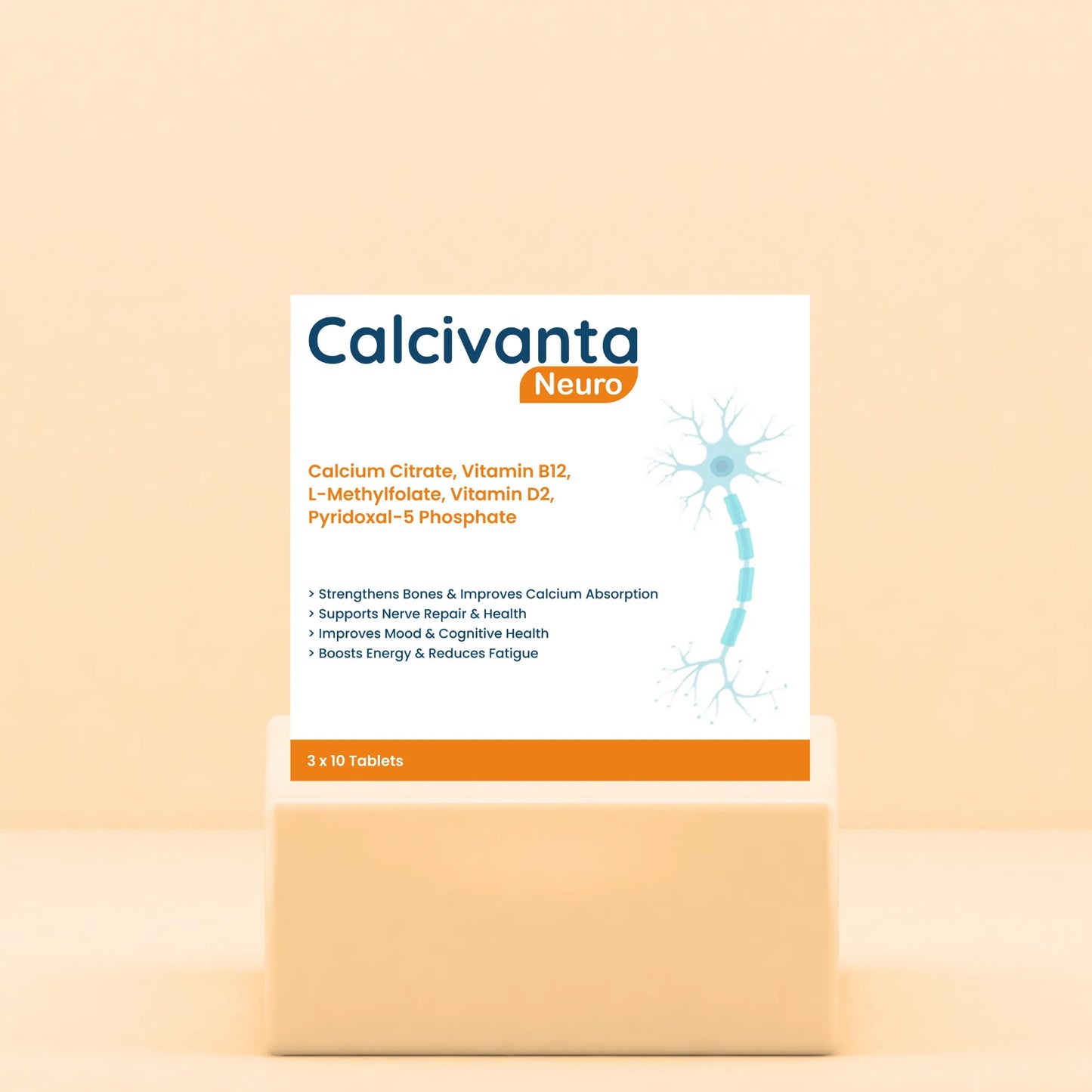 Calcivanta Neuro Tablets - (3x10)- 30 Tablets