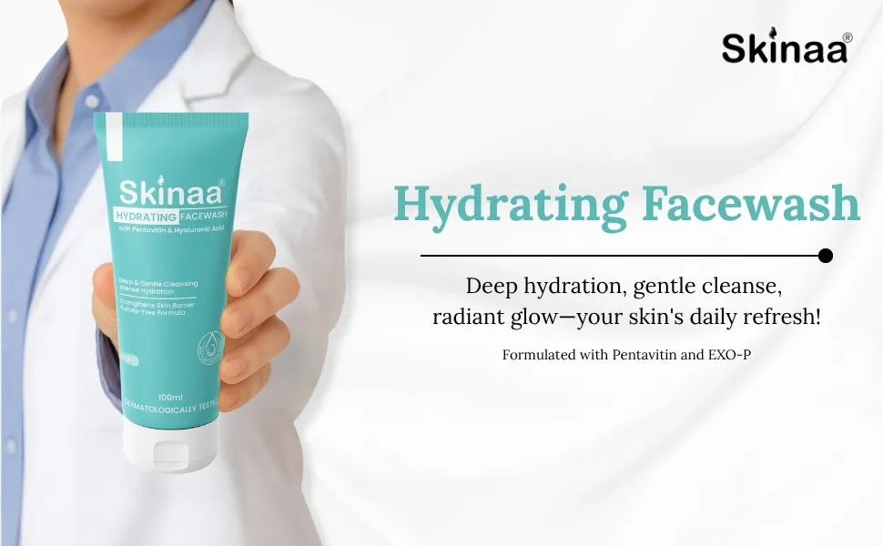 SKinaa Hydrating facewash doctor showing