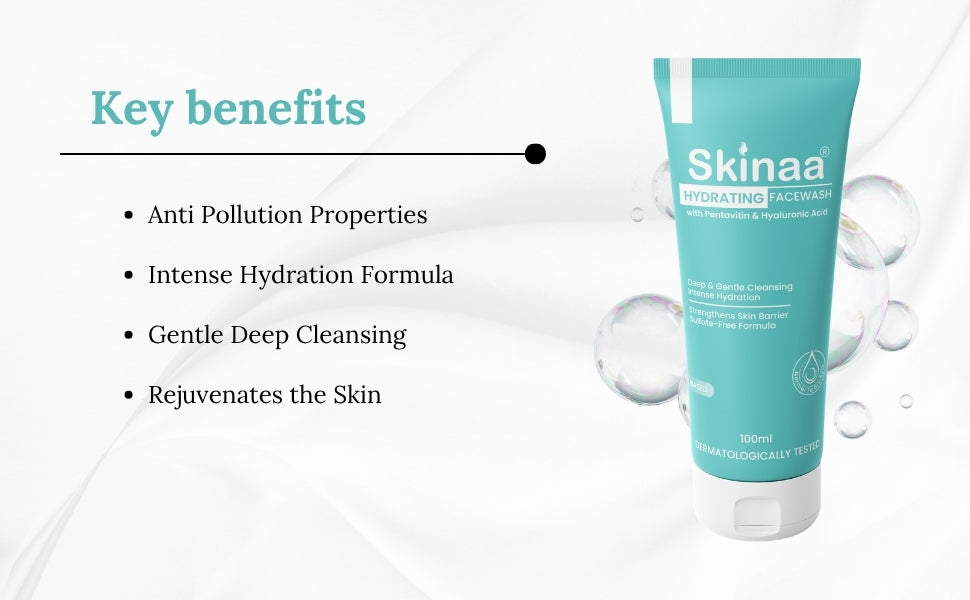 key benefits of skinaa hydrating facewash