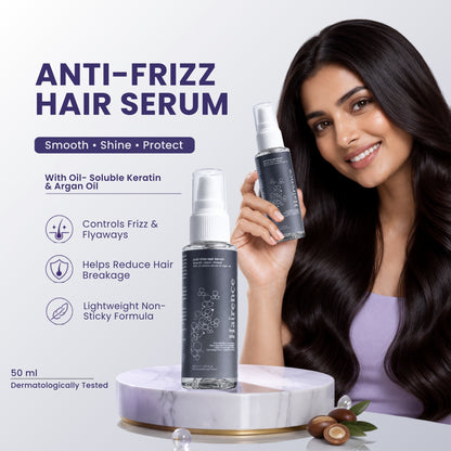 Hairence Anti-Frizz Hair Serum with 2% Dimethicone, 3% Phenyl Trimethicone