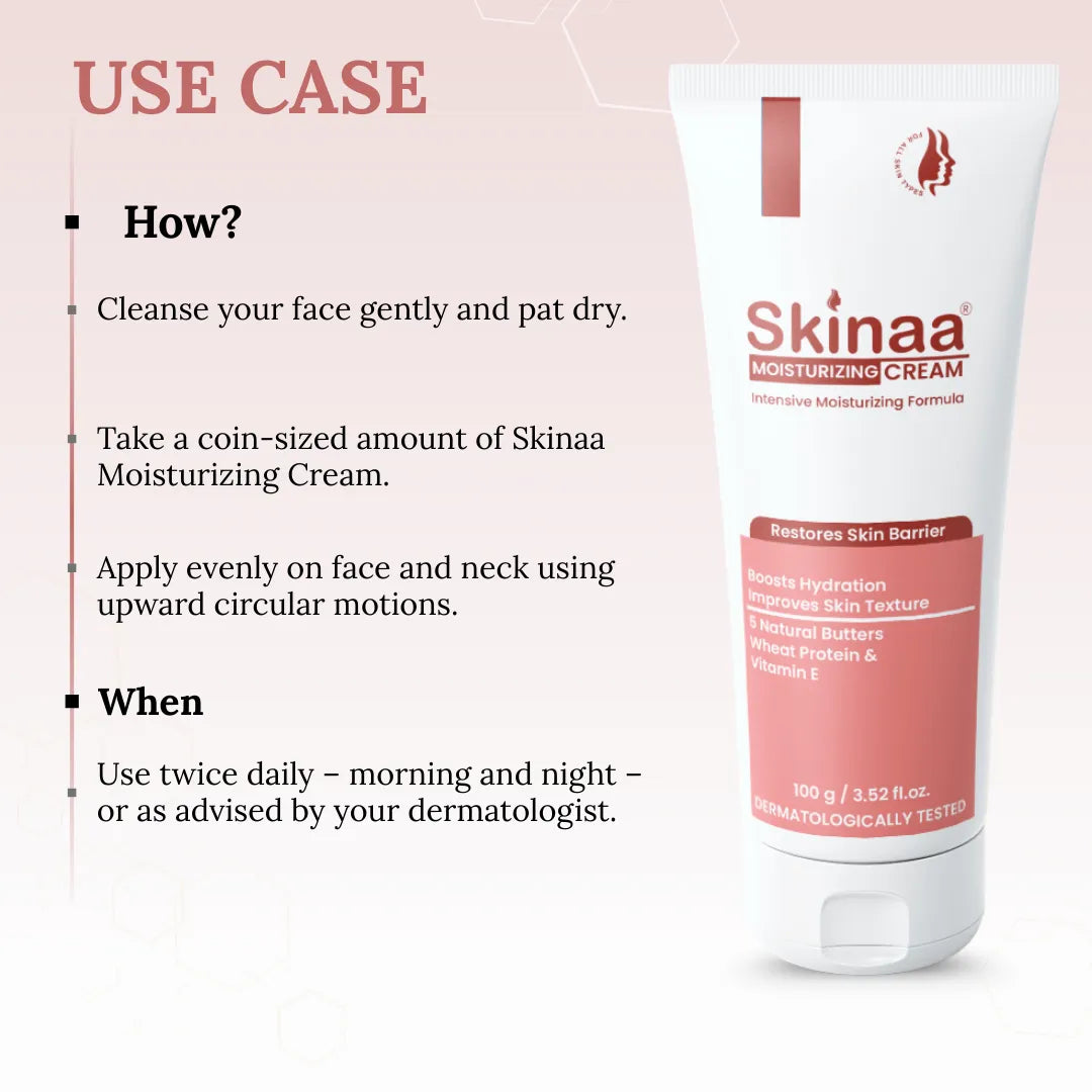 Skinaa Moisturizing Cream | Deep Hydration & Skin Barrier Repair | 100 g
