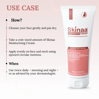 Skinaa Moisturizing Cream | Deep Hydration & Skin Barrier Repair | 100 g