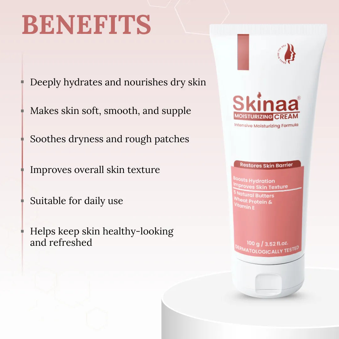 Skinaa Moisturizing Cream | Deep Hydration & Skin Barrier Repair | 100 g