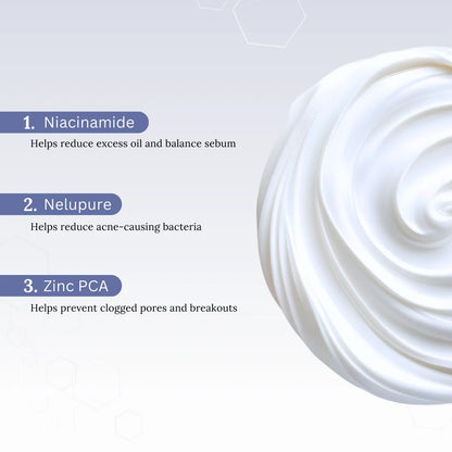 Skinaa Gel Moisturizer for Oily Skin | Niacinamide Hydrating Gel for Acne & Pore Control | 100 ml