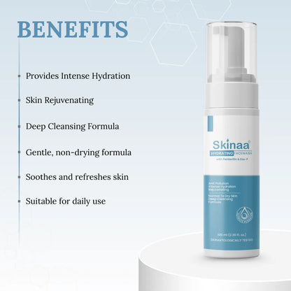 Skinaa Hydrating Face Wash with Pentavitin | Moisturizing Cleanser | 100ml