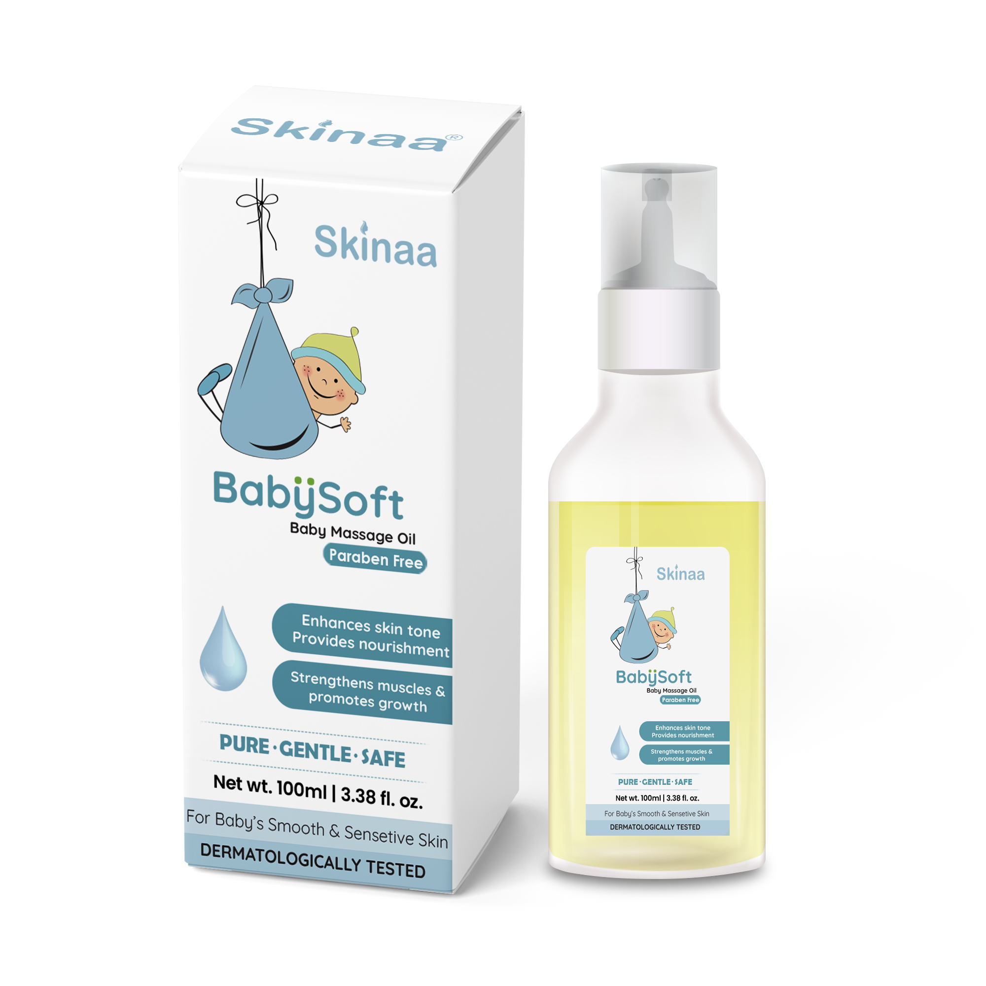 Skinaa BabySoft Baby Massage Oil