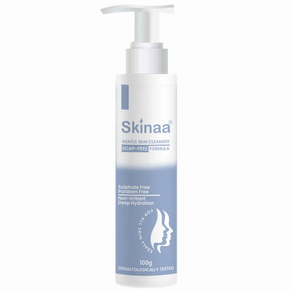 Skinaa Hydrating Gentle Face Cleanser | Soap-Free Formula for Sensitive Skin | 100g