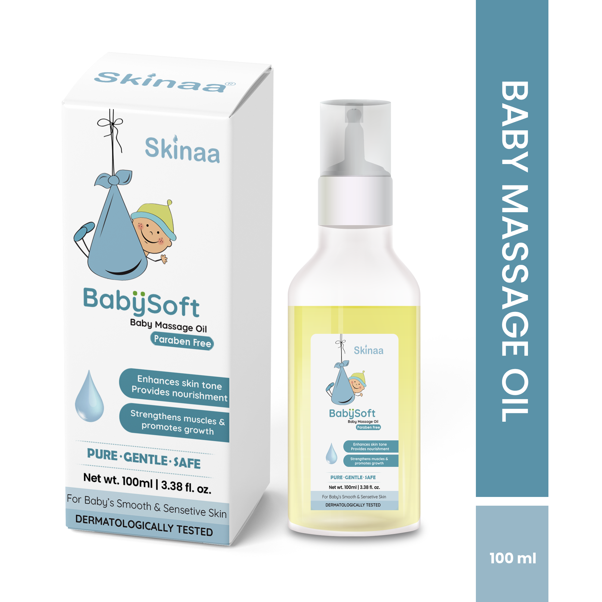 Skinaa BabySoft Baby Massage Oil