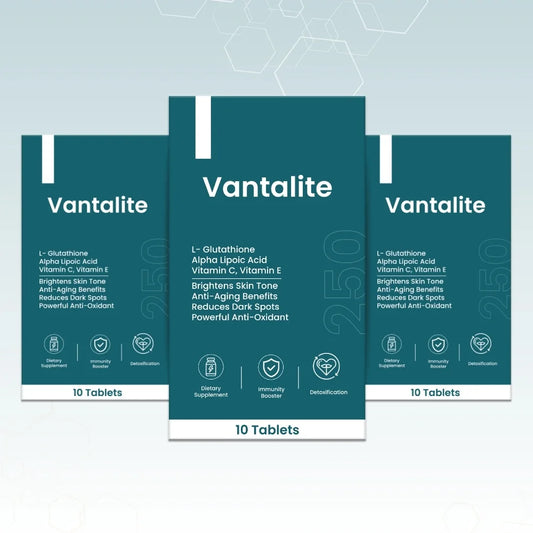 Vantalite L-Glutathione 250 mg Tablets | Pack of 3
