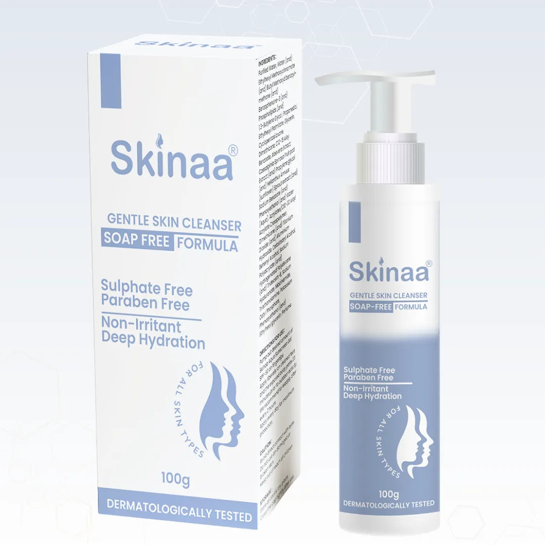 Skinaa Hydrating Gentle Face Cleanser | Soap-Free Formula for Sensitive Skin | 100g